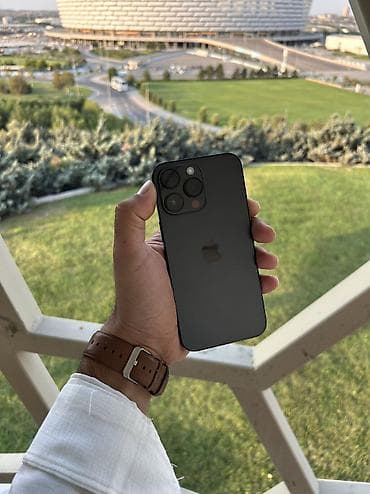 tank 3 pro max: IPhone 14 Pro Max, 256 GB, Jet Black, Zəmanət, Simsiz şarj, Face ID — 8