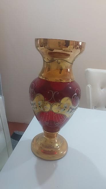 ag gilas murəbbəsi: Məhsul: Əl naxışlı şüşə servis dəsti - Material: qalın, şəffaf şüşə — 3