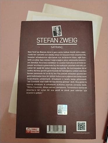 Книги и журналы: Stefan Zweig - SatrançTürk dilindəikinci əl içi yazılı — 2