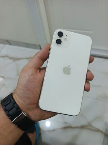 IPhone 11, 64 GB, Ağ, Face ID
