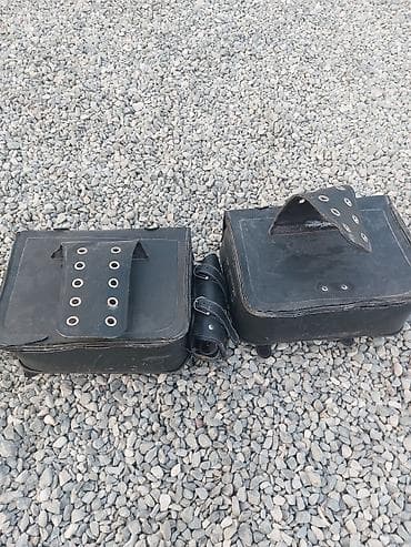 sprinter aksesuar: Məhsul: Motosiklet üçün yan çanta dəsti (2 ədəd) - Material: Qara — 2