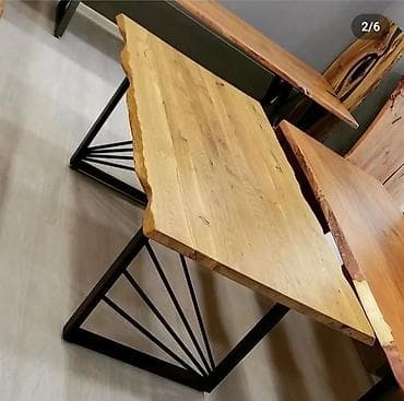 Другая мебель: Новый, Квадратный стол, 6 стульев, Нераскладной, Со скамейками, Азербайджан — 2