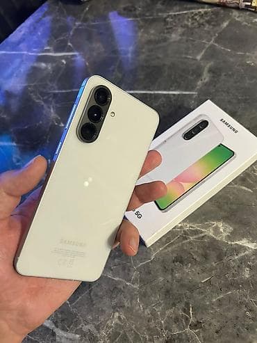 texno telefonlari: Samsung Galaxy A56 5G, rəng - Ağ, Barmaq izi — 1