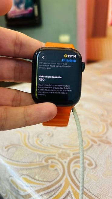 Smart saat, Apple, Sensor ekran, rəng - Qara