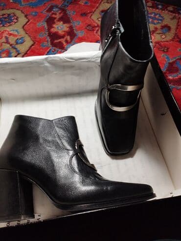 qiz ucun botlar: Ölçü: 35, rəng - Qara, İşlənmiş — 3