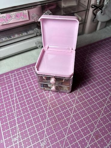 mini pec: Hasarsızdır Hello Kitty mini saxlama qutusu - Rəng: Açıq çəhrayı — 2