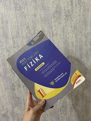 Məhsul: Abituriyentlər üçün test topluları (2 kitab) 1) Fizika – 2023