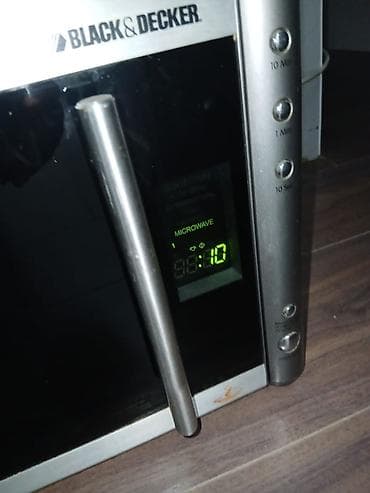 Mikrodalğalı soba Black & Decker, Ayrıca dayanan, Konveksiya ilə, rəng - Gümüşü — 2