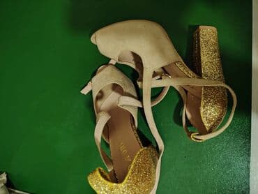 Tuflilər: Ölçü: 38, rəng - Bej, İşlənmiş — 2