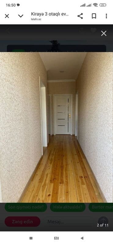 masazır kirayə evler: 2 kv. m, 3 otaqlı, İnternet — 2
