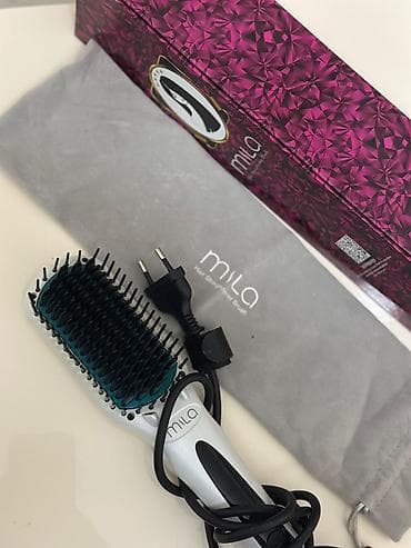 iphone 8 irsad electronics: Mila Hair Straightening Brush – elektrikli saç düzləşdirən daraq 120 — 1