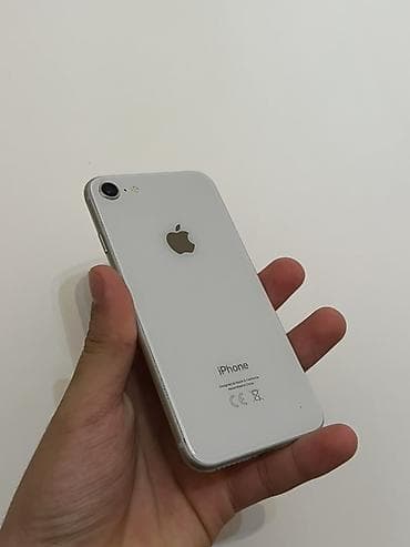 yeni iphone 5s: IPhone 8, 64 GB, Gümüşü, Barmaq izi — 1