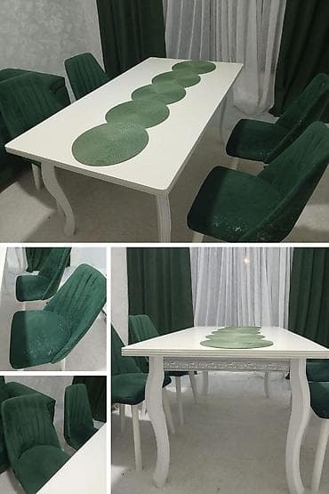 L🅰/ Masa dəsti 4 oturacaqla 550 azn Riyaddan alınıb. Stol olçüsü