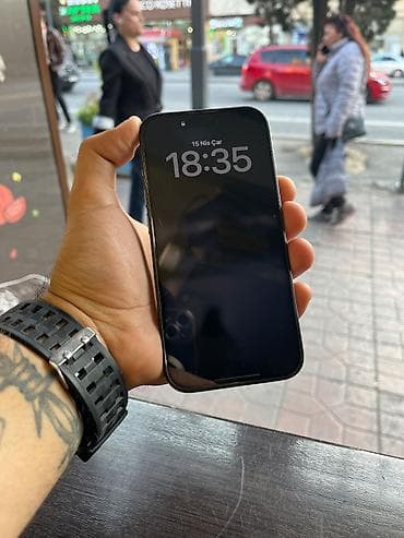 telefon 2ci əl: IPhone 15 Pro, 128 GB, Black Titanium — 3