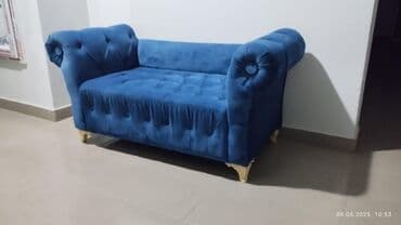 Mini-divan, Açılmayan, Bazasız, Vеlur parça, Pulsuz çatdırılma