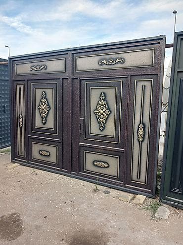 qapi alemi: Metall darvaza və piyada qapısı dəsti - Material: qalın profilli — 4