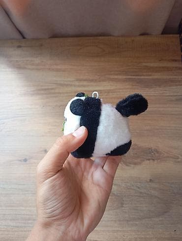 toy pudil: Мягкая игрушка, пандочка. Если потянуть за бамбук, будет крутить — 4