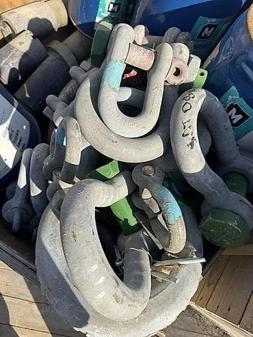 Ağır yüklərin qaldırılması və bərkidilməsi üçün polad şakllar (D- və