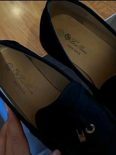 makasın: Loro Piana “Open Walk” mokasinləri - Rəng: qara - Model: Open Walk — 2