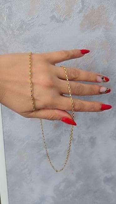 1 karat nece qram: Boyunbağı, Sarı qızıl, 585 Əyar, 3 g — 1