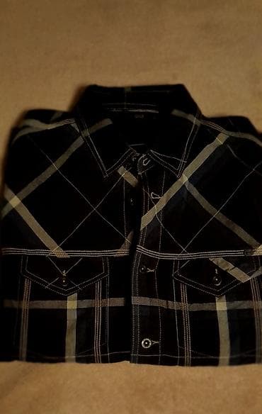 vicks krem: Мужская рубашка, ColinS, L, цвет - Голубой — 1