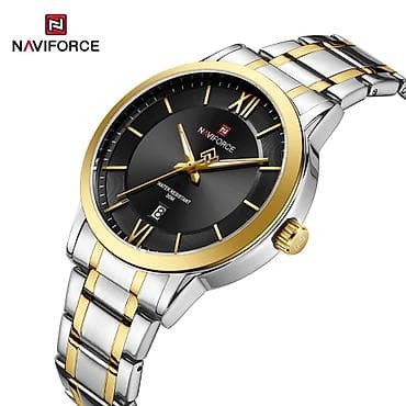 Şəxsi əşyalar: Qol saatı, NaviForce, rəng - Gümüşü — 5