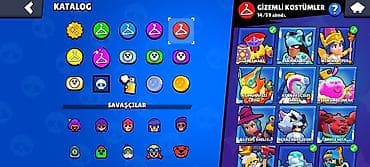 pre workout: Brawl Stars hesabı - Kupa yolu: 74 954 (ən yüksək 74 962) - Toplanan — 6