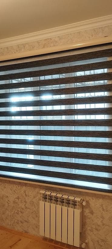 nerj bak: Zebra jalüz pərdələr - Tip: İkili qatlı zebra jalüz (işıqkeçirən və — 1