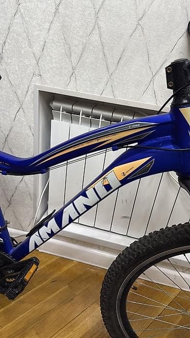 Uşaq velosipedləri: Amand markalı, NOVA ön asqılı, böyük dişli şinləri olan, tünd göy — 3