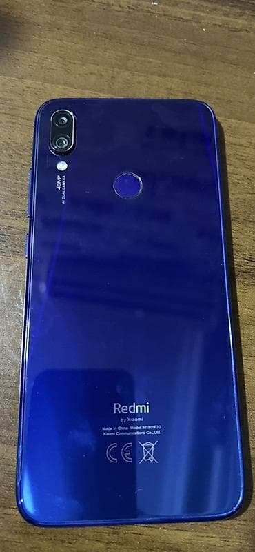 Redmi Note 7, 16 ГБ, цвет - Голубой, Отпечаток пальца — 2