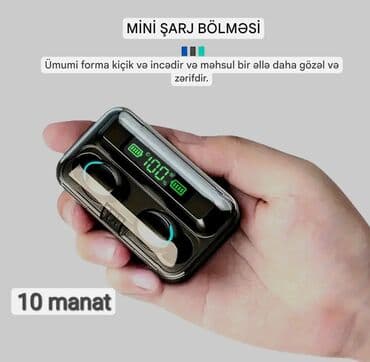 baseus bowie e3 qiymeti: Simsiz (Bluetooth) Qulaqcıqlar, rəng - Qara — 7