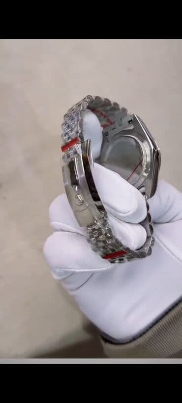 Saat kəmərləri: Yeni, Qol saatı, Rolex, rəng - Gümüşü — 2