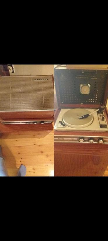 Velosiped aksesuarları: Retro vinil patefonu – “Sonet” markalı (SSRİ istehsalı). Gəncə — 1