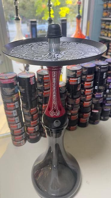 aroma diffuzor: Nargilə (şahmatlı şüşə kolbalarla, dizaynlı gövdə) - Modern, kompakt — 6