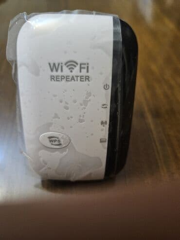 Modemlər və şəbəkə avadanlıqları: Wi‑Fi Repeater (siqnal gücləndirici) - 2.4 GHz Wi‑Fi diapazonu üçün — 1