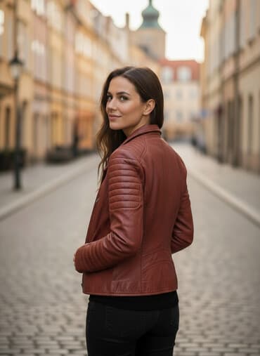 kisi pencekleri: Пиджак, Кожа, M — 1