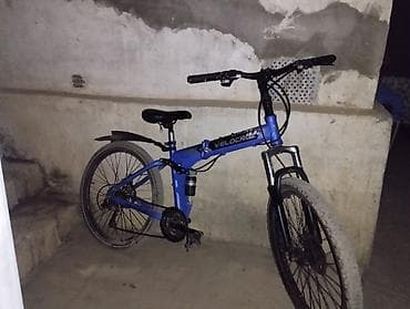 Velocruz dağ velosipedi - Rəng: mavi - Çərçivə: amortizatorlu