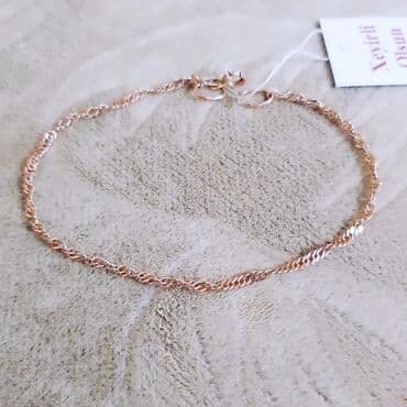 tek qizil gul qiymeti: Bilərzik, Çəhrayı qızıl, 585 Əyar, 135 g — 2