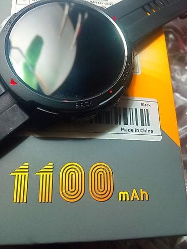 Yeni, Smart saat, Sensor ekran, rəng - Qara