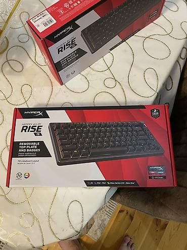 gaming kompüter: HyperX Alloy Rise 75 – mexaniki oyun klaviaturası Qutusu açılmayıb — 1