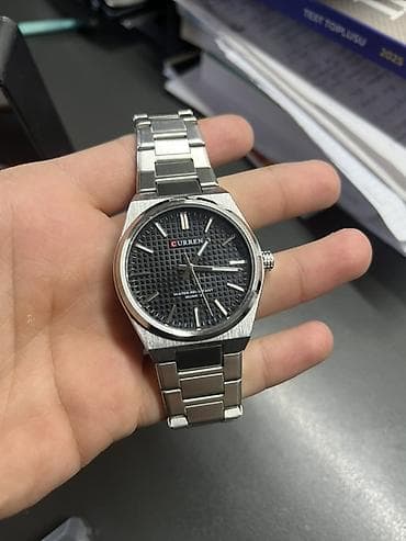 saat qolbaqlari: Qol saatı, Curren, rəng - Gümüşü — 2