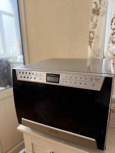 3 birinde printer: Sharp Carousel mikrodalğalı soba Xüsusiyyətlər: - Touchpad idarəetmə — 2