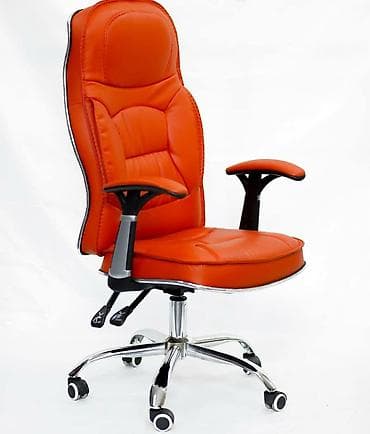 tək stollar: Yeni, Təkərli, Qolları tənzimlənir, Dəri — 3