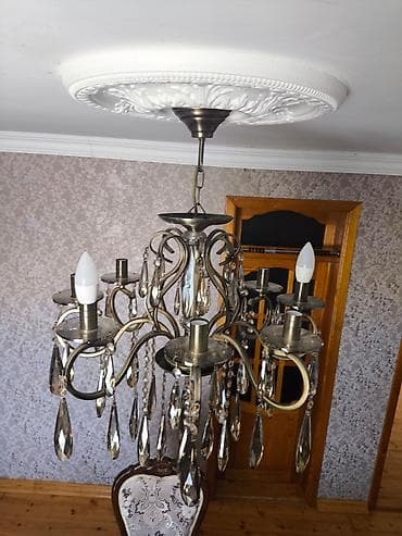 isıqlar: Çılçıraq, 8 lampa, Metal — 6