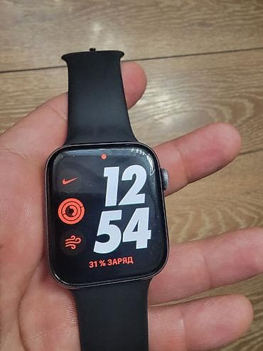 apple watch icloud: İşlənmiş, Smart saat, Apple, Sensor ekran, rəng - Qara — 1