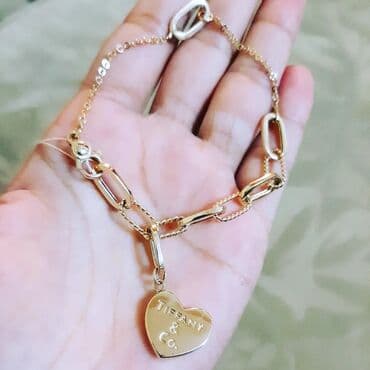 tək qaş: Bilərzik, Tiffany, Sarı qızıl, 585 Əyar, 803 g — 3