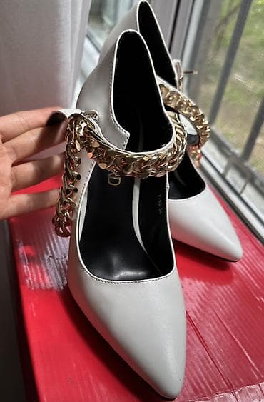 Tuflilər: Tuflilər, Ölçü: 36, rəng - Ağ, Yeni — 2