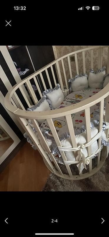 maxi cosi: Oğlan və qız üçün, Yumru, Beşik, Dəst ilə, Matras ilə, Yellənmə mexanizmsiz — 2