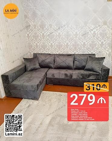 Künc divan, Açılan, Bazalı, Şəhərdaxili pulsuz çatdırılma — 1