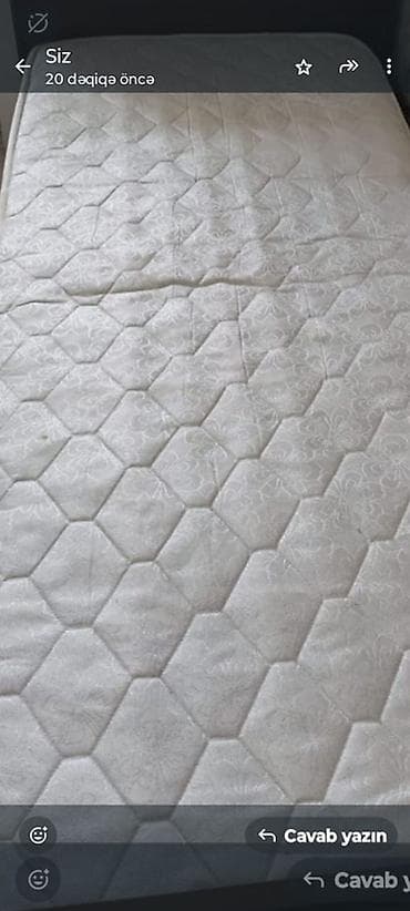 ucuz mebeller: İşlənmiş, Təknəfərlik çarpayı, Bazalı, Matras ilə, Siyirməsiz, Türkiyə — 2
